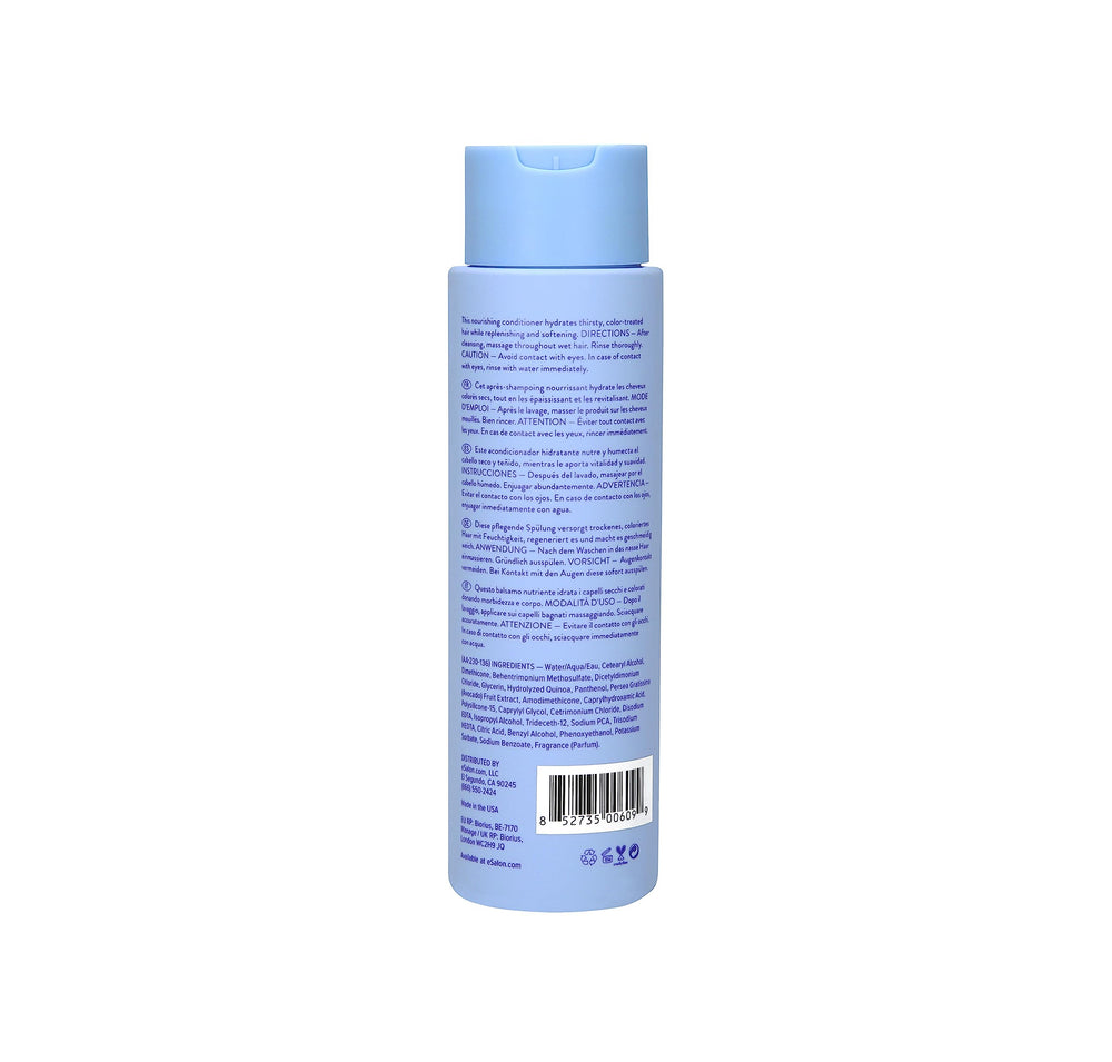 Esalon conditioner on color-treated hair for added shine.