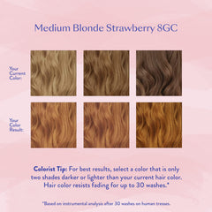 Esalon hair conditioner sachet nourishes after color for a silky finish.