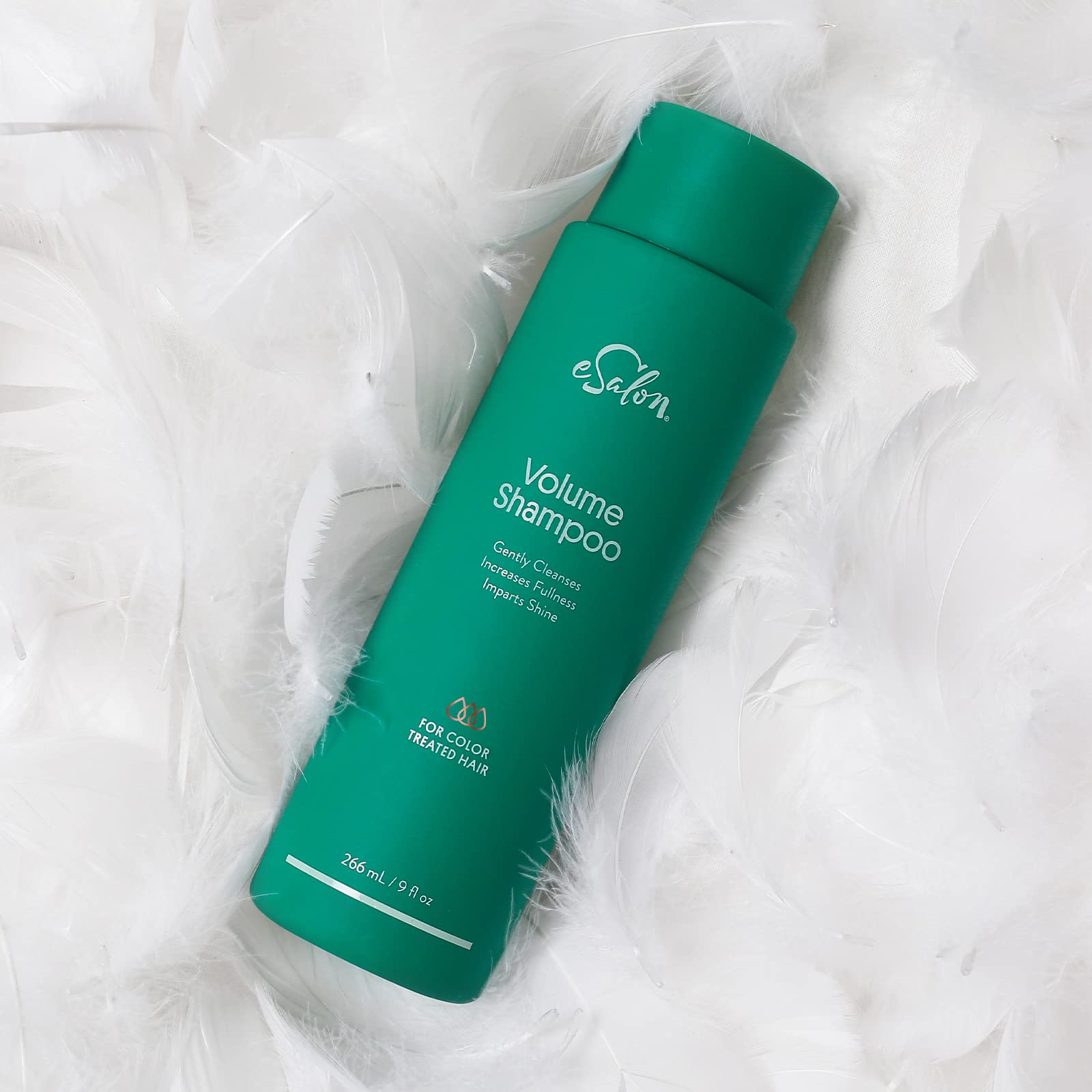 Esalon Volume Color Care Shampoo post-wash shine emphasizes smooth, vibrant results