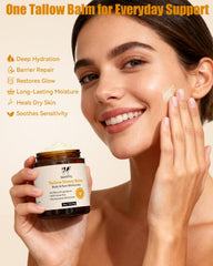 ESAWFVL face and body balm packaging showcases grass-fed goodness.