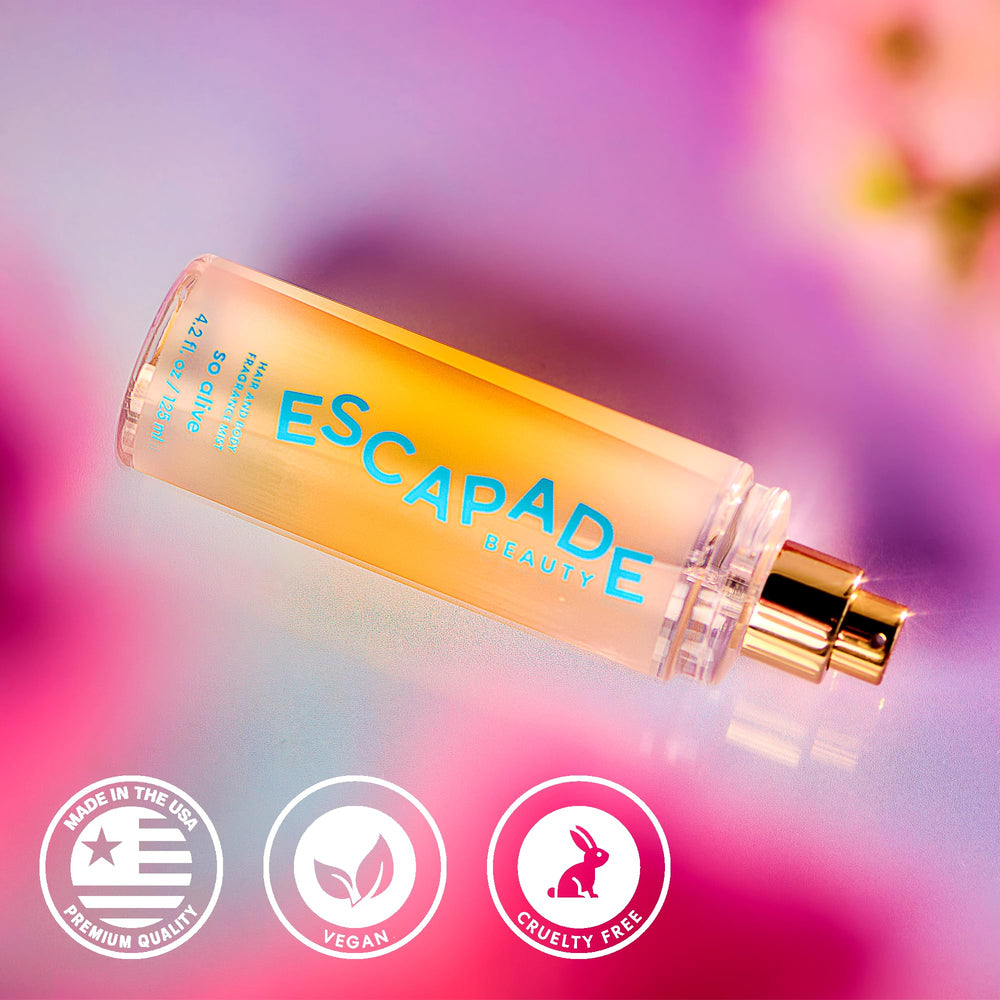 Mist dispenser in action shows So Alive on-the-go refreshment anytime