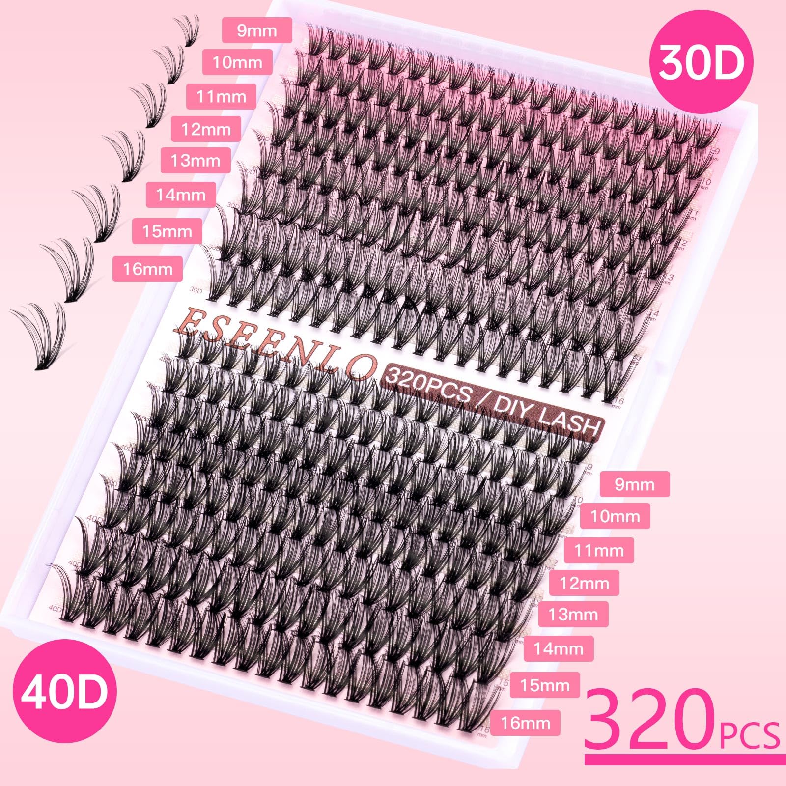 ESEENLO lash brush for smoothing and separation.