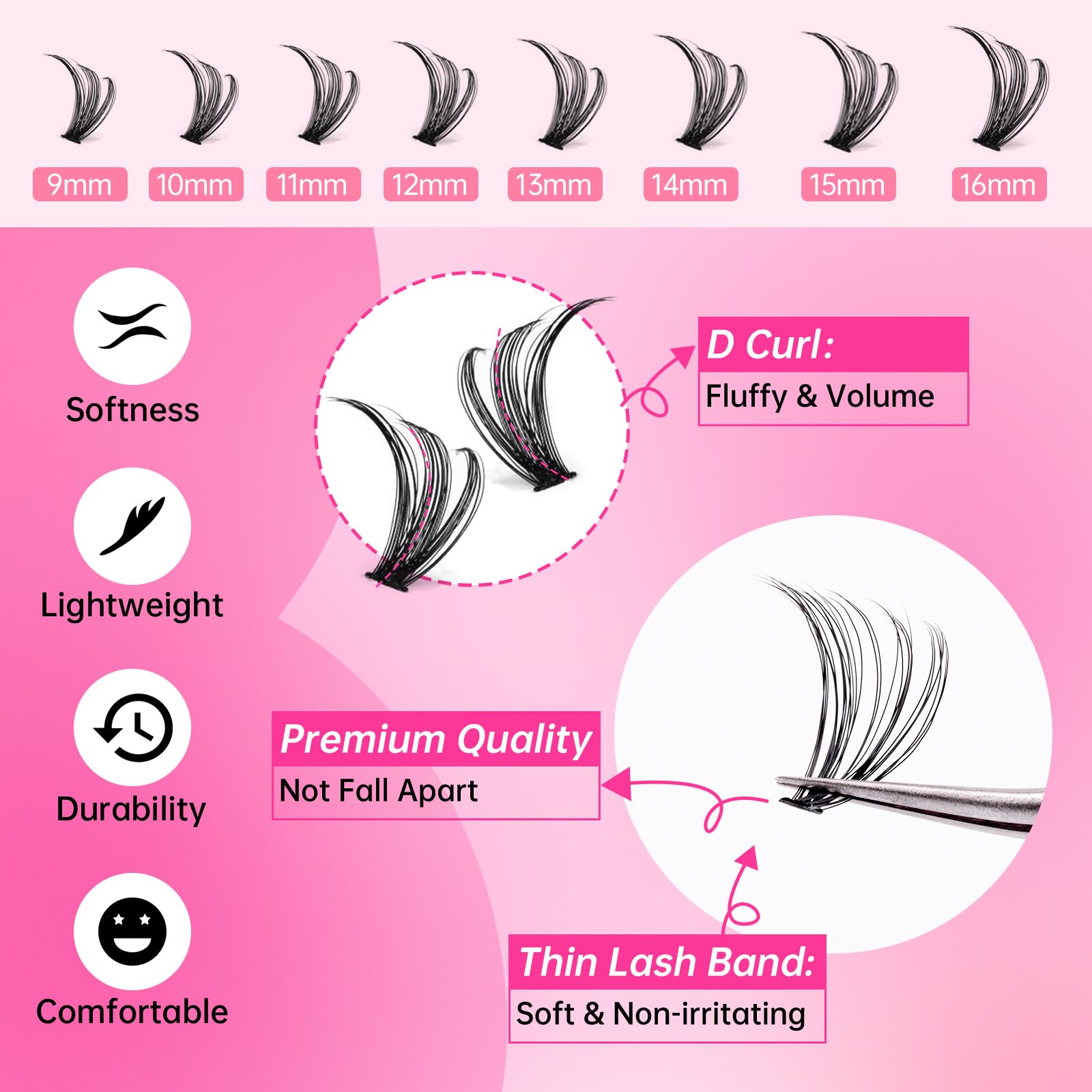 ESEENLO lash remover for safe, gentle removal.