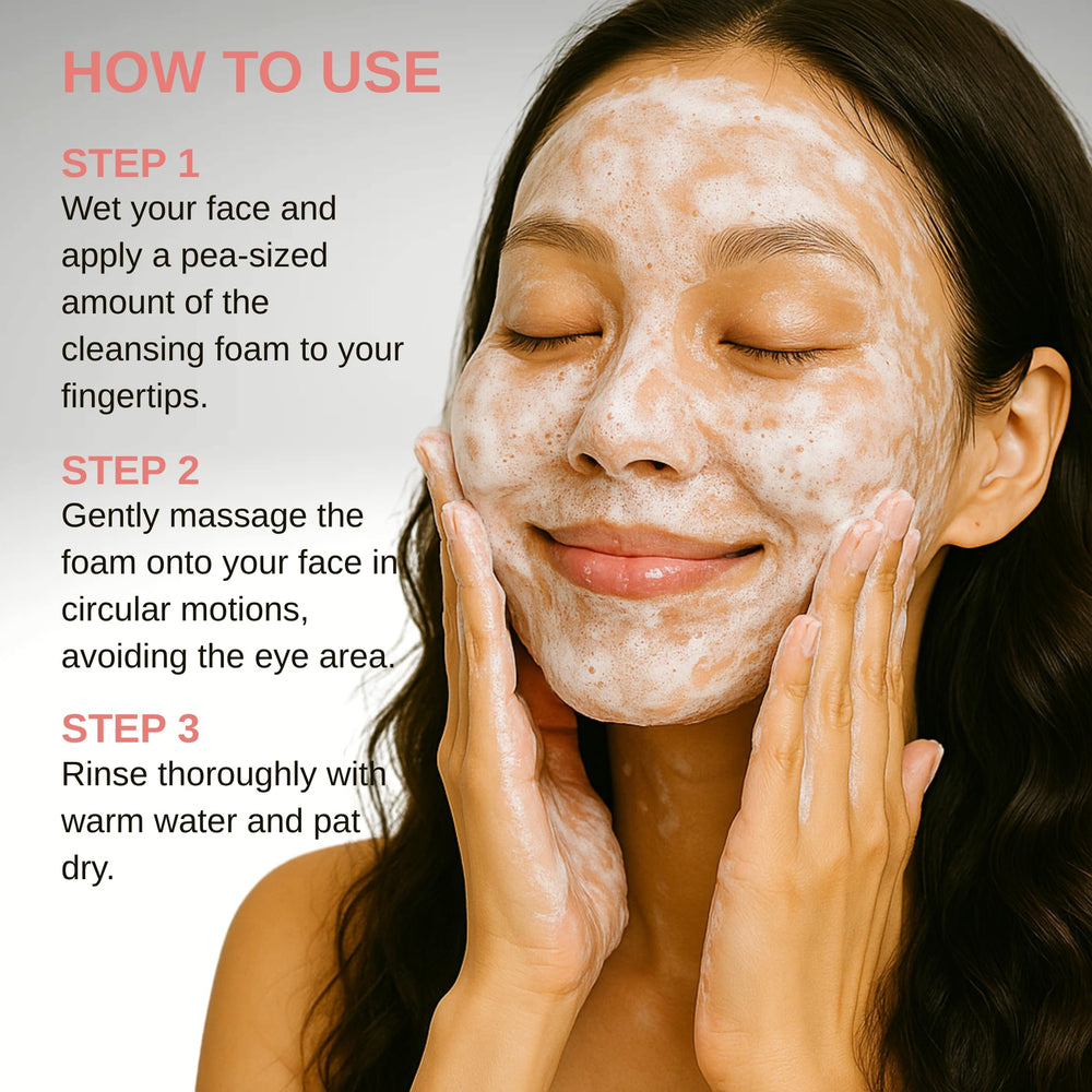 Mild, pH-balanced formula by Esfolio suitable for sensitive and balanced skin.