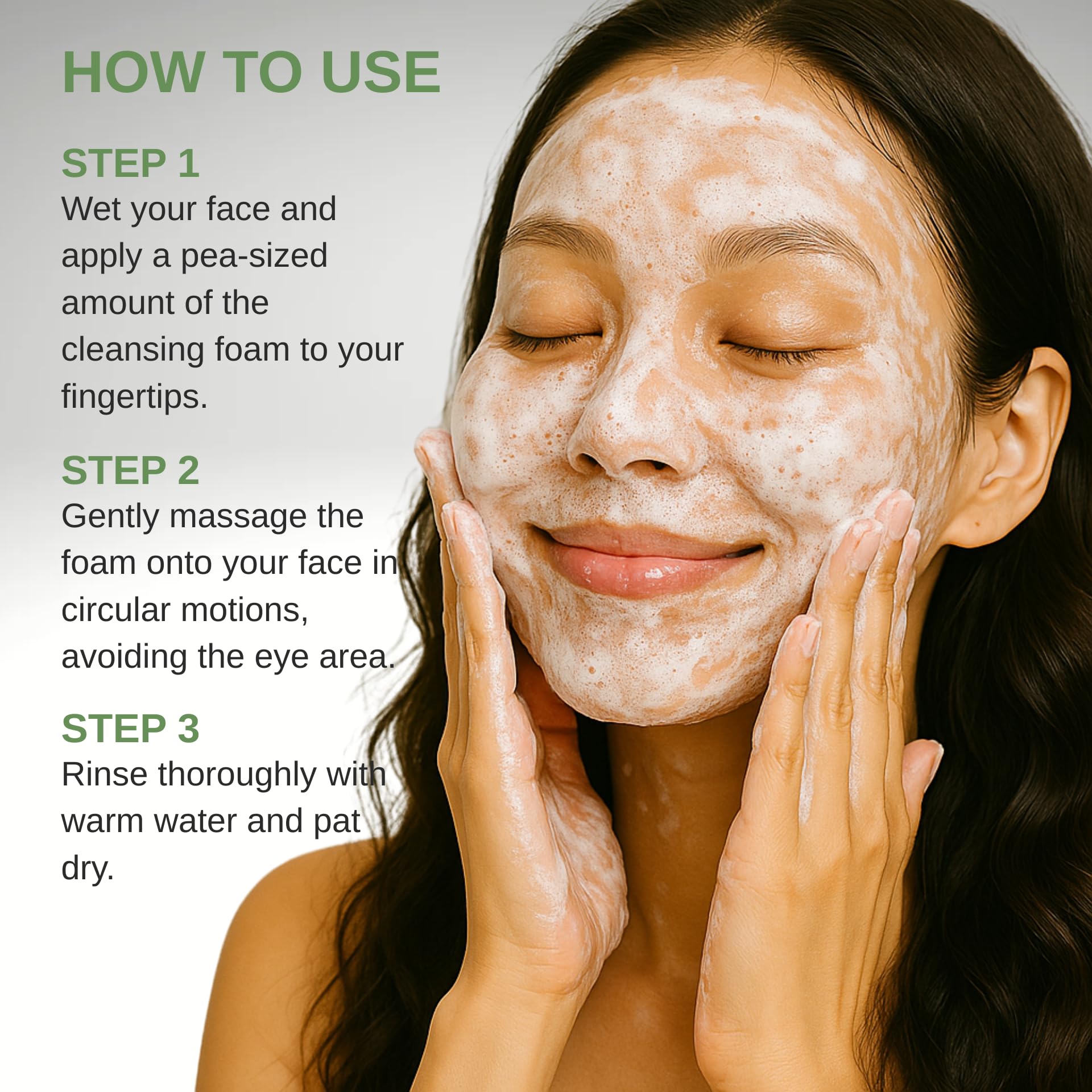 Luxurious foam from Esfolio Snail Cleansing Foam evokes spa like cleansing
