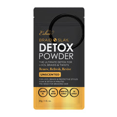 Esha Braid N Slay Detox Powder bottle shown for a gentle scalp cleanse.