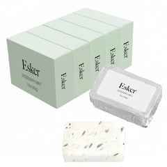 ESKER rosemary mint shower steamer refill pack with six tablets for a refreshing aromatherapy experience.