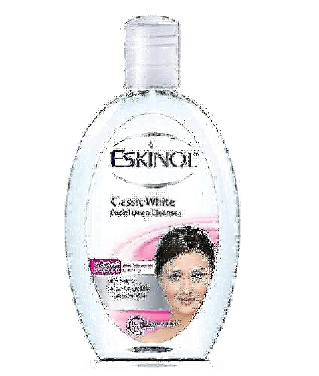 Eskinol Naturals Facial Cleanser Classic Clear bottle for a refreshing cleanse