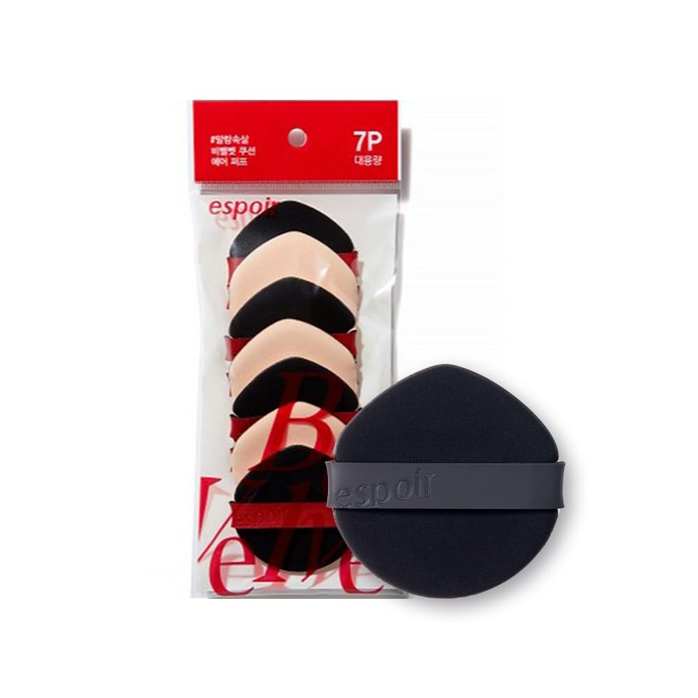 Espoir Be Velvet Air Puff round shape for precise, gentle makeup application.