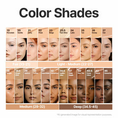 Espoir Be Velvet Cushion olive shade swatch highlights olive undertone.