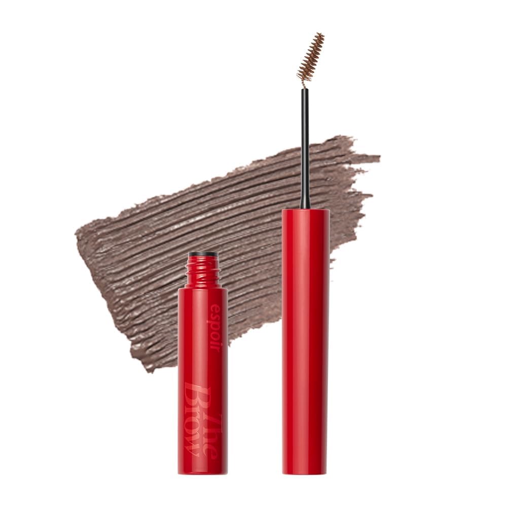 Espoir Brow Color Fixing Cara 3 Cool Gray shows natural definition with precise brush control.