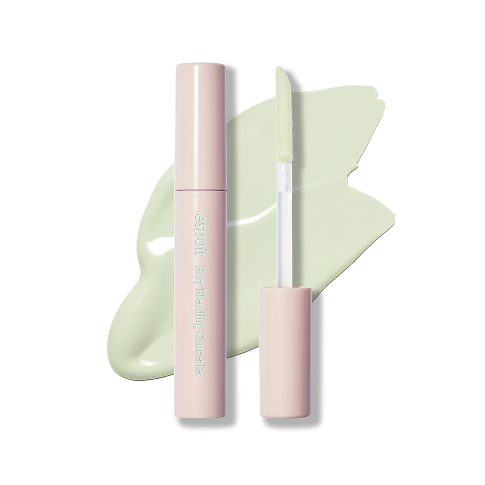 Espoir Easy Blending Concealer Minty Green bottle shows long-lasting, seamless coverage for daily wear.