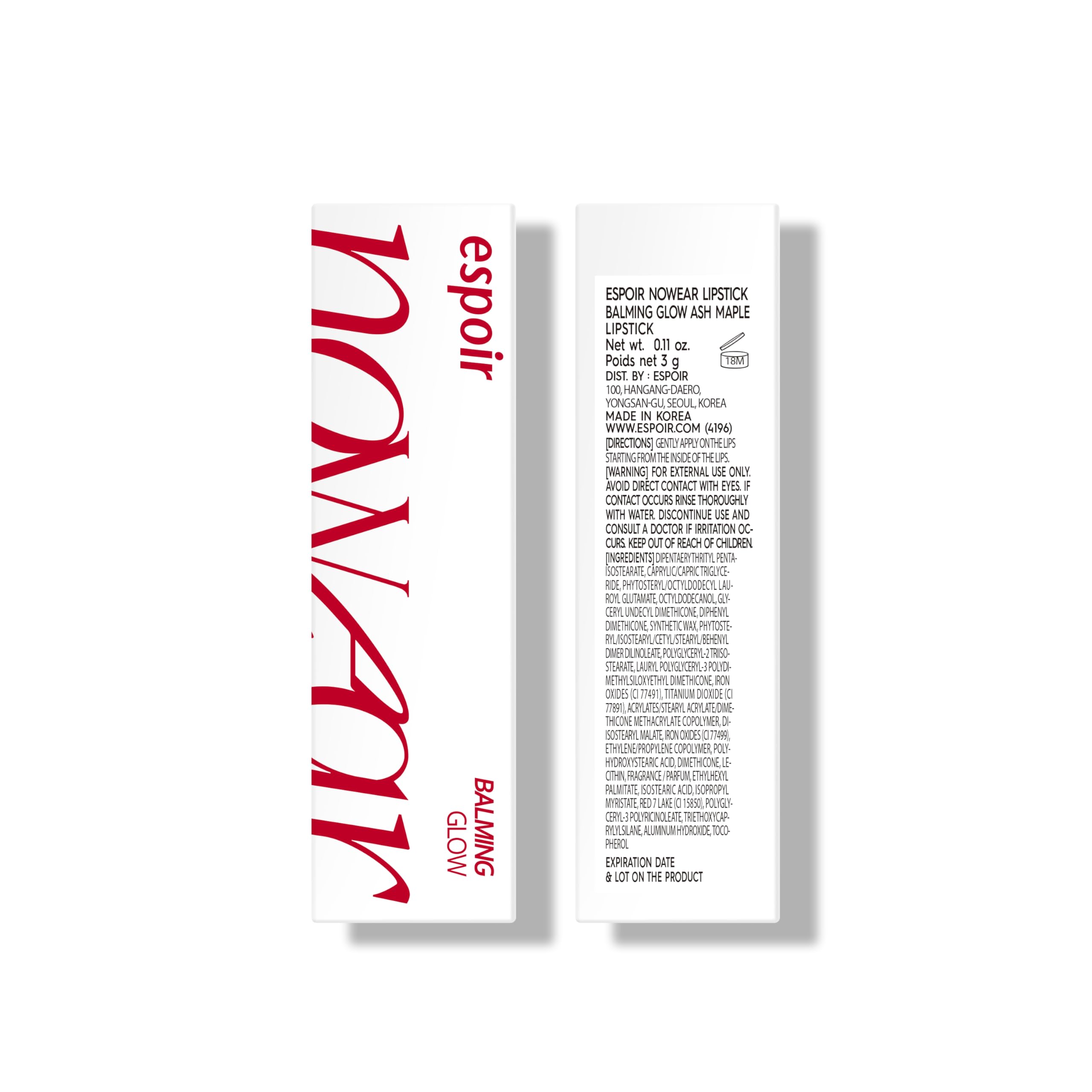 Day-to-night look with Espoir Nowear Balming Glow Ash Maple