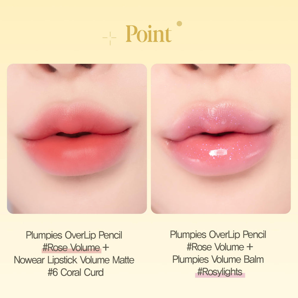 Espoir Plumpies OverLip Pencil 2 defines lips softly with a gentle edge.