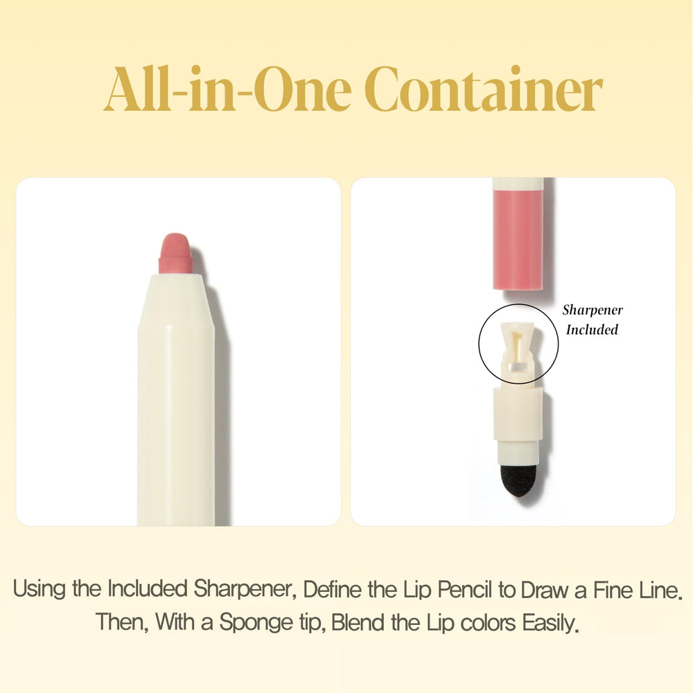 Espoir Plumpies OverLip Pencil 2 natural look for daily makeup.