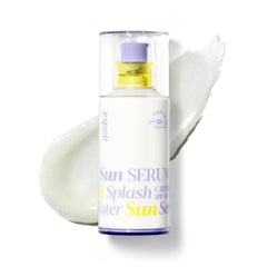 Espoir Water Splash Sun Serum pump bottle for quick, even protection while applying sunscreen