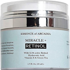 Essence Of Arcadia Retinol Moisturizer packaging shows premium design for daily skincare.