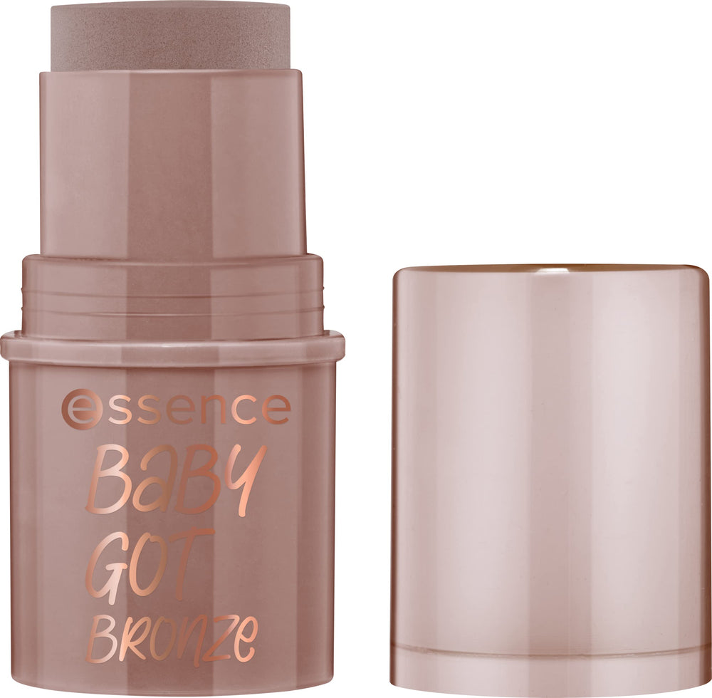 essence Baby Got Bronze on cheekbones for a sun-kissed glow.