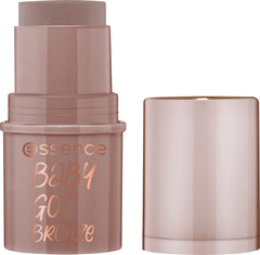 essence Baby Got Bronze on cheekbones for a sun-kissed glow.