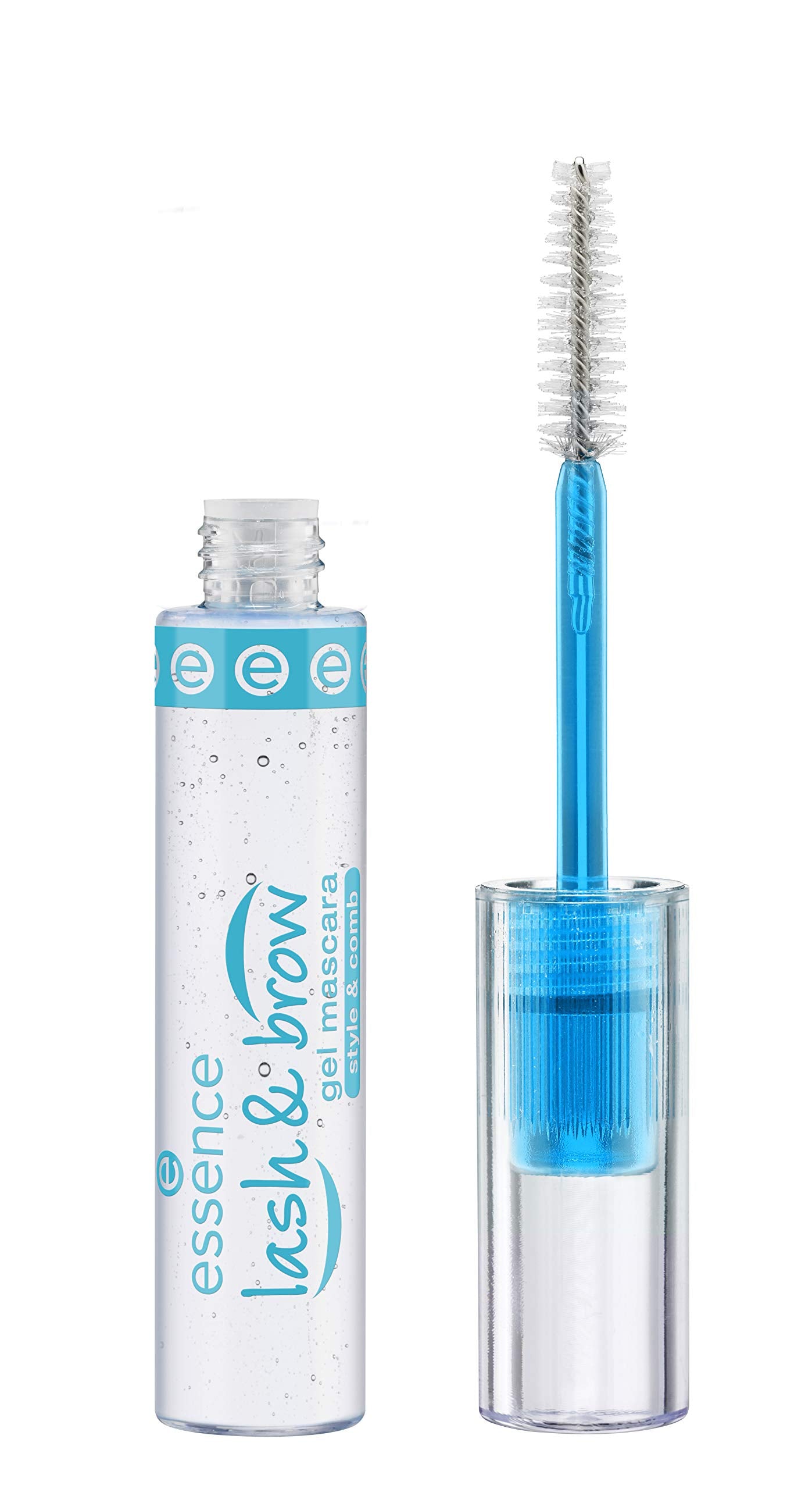 essence clear brow gel 3-pack on display for easy all-day brow setting