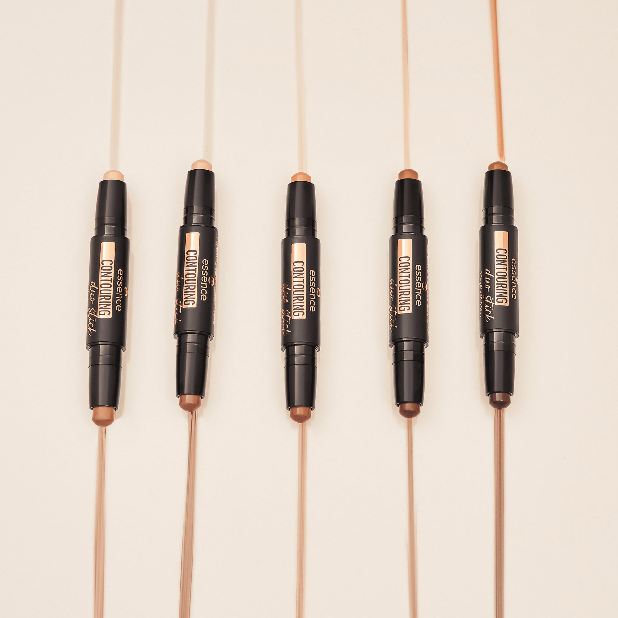essence Contour Duo Stick jawline definition helps sculpt a refined profile.