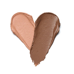 essence Contour Duo Stick silky blend creates a soft matte finish.