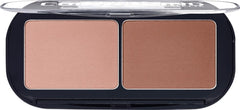 Essence Contouring Duo Palette swatches showing neutral tones for everyday contouring