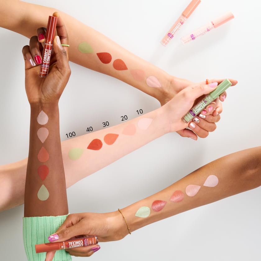 essence Correct & Conceal daytime-use look with natural radiance.
