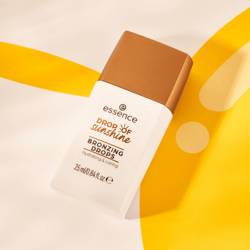 essence Drop of Sunshine bronzing drops coconut scent during application note