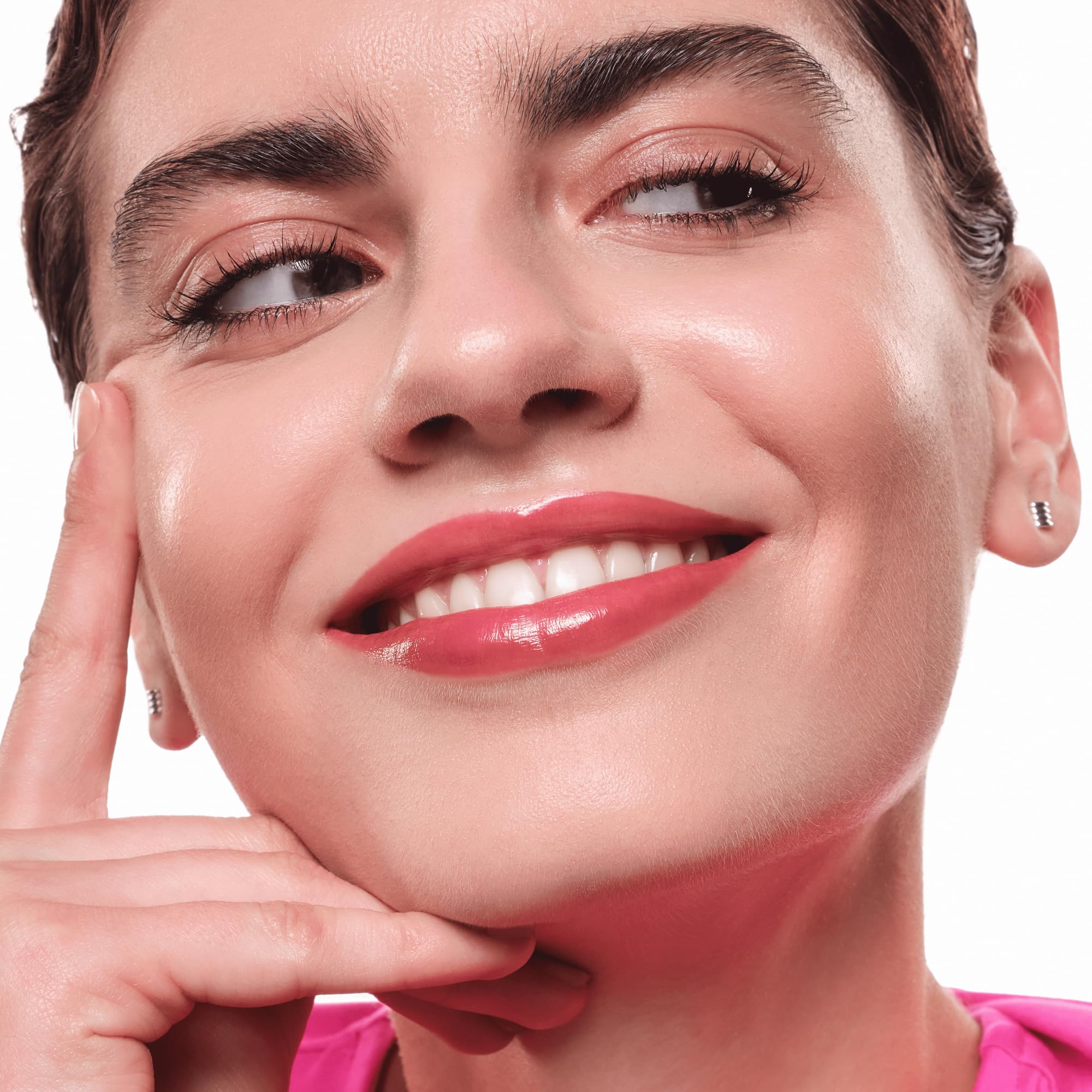 Lips with Hydra Kiss Lip Tint deliver subtle glossy shine