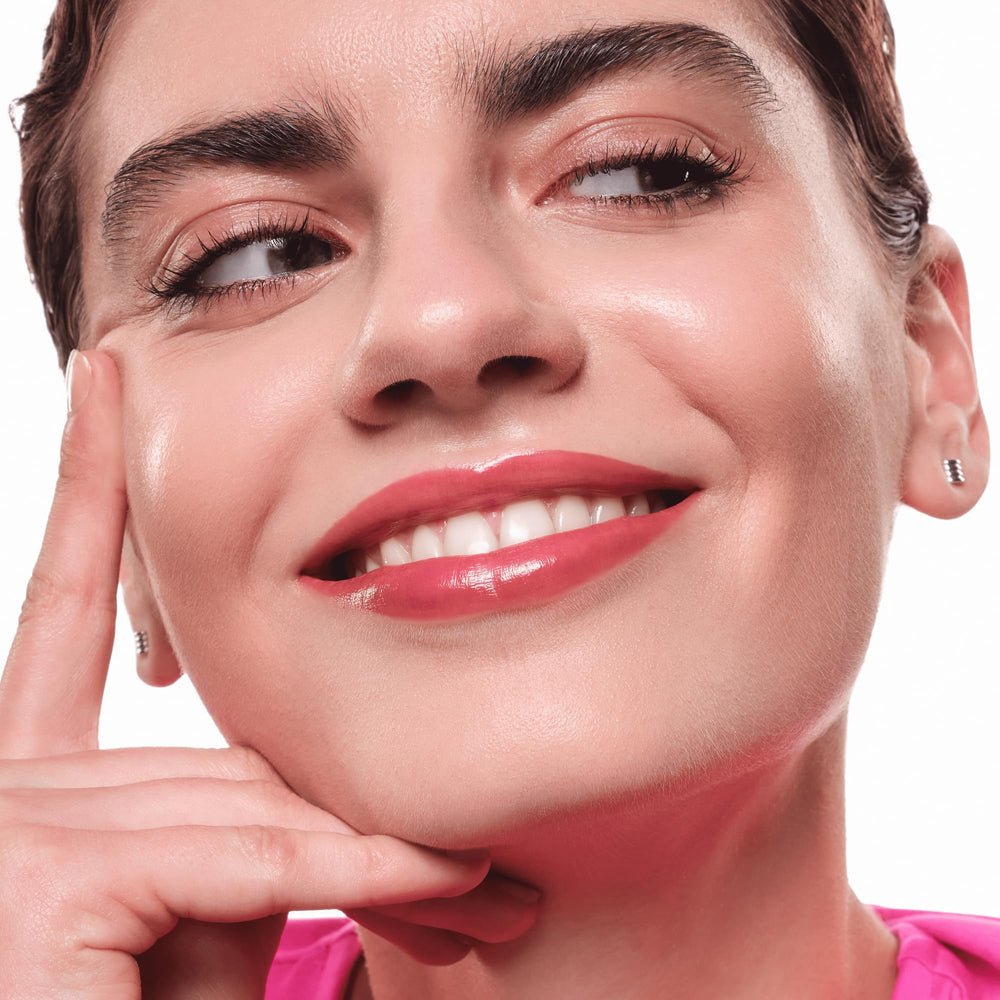 Lips with Hydra Kiss Lip Tint deliver subtle glossy shine
