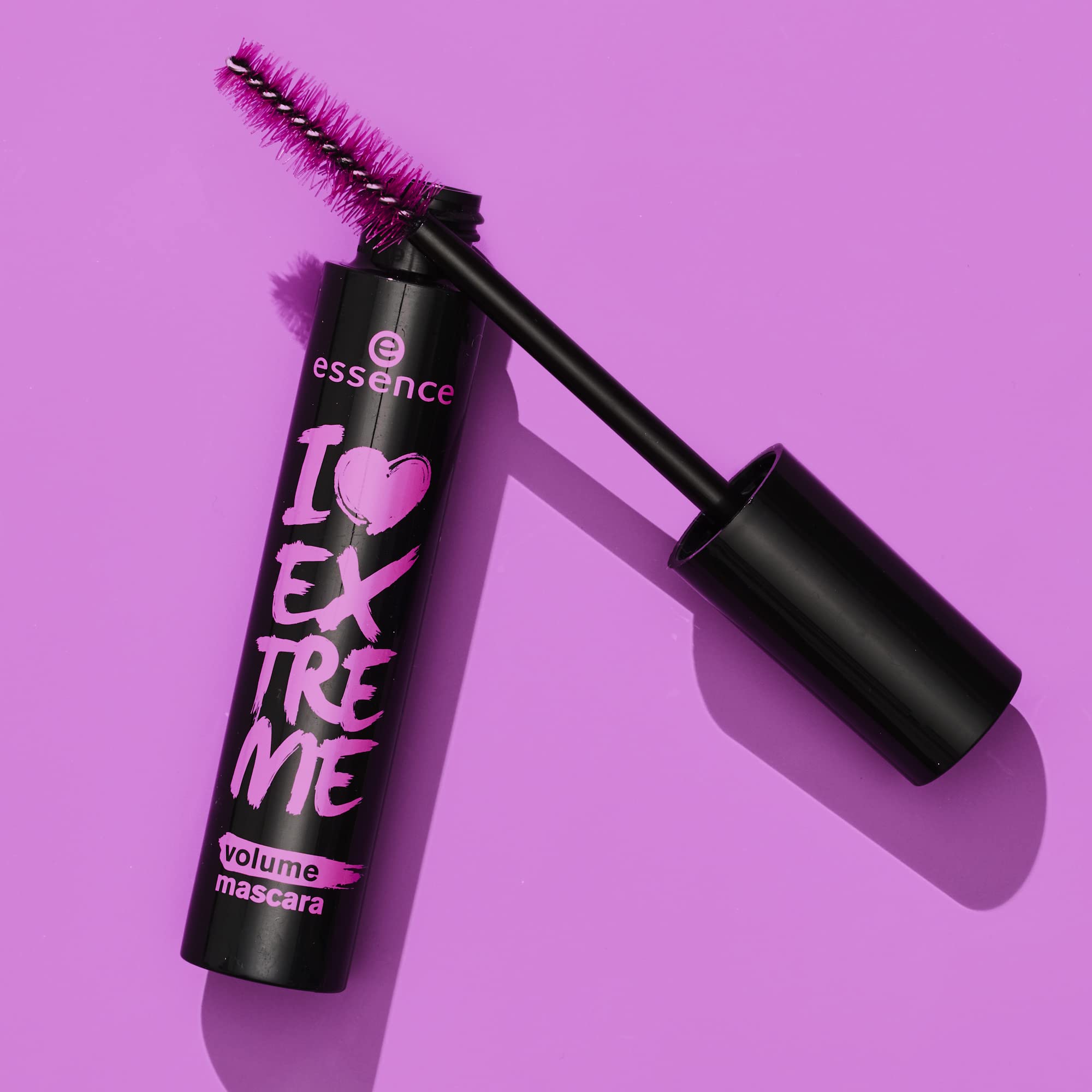 essence I Love Extreme Volume Mascara made in Italy emphasizes craftsmanship.
