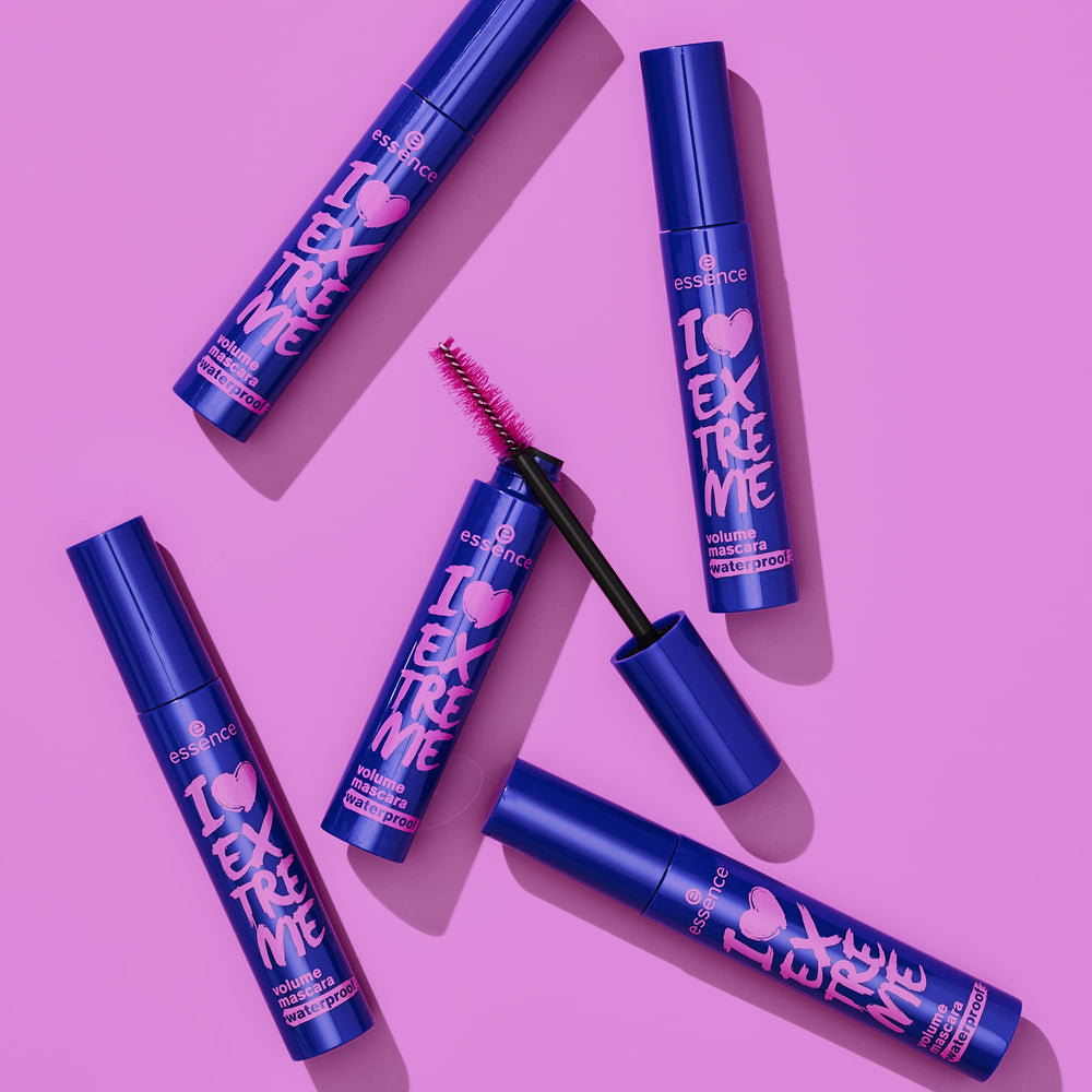 essence I Love Extreme Volume Mascara waterproof vegan cruelty-free branding on box