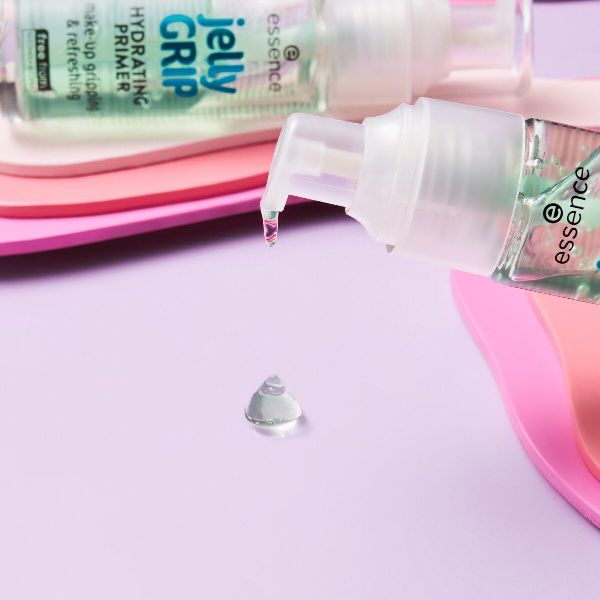 essence Jelly Grip Hydrating Primer packaging close-up Made in Poland