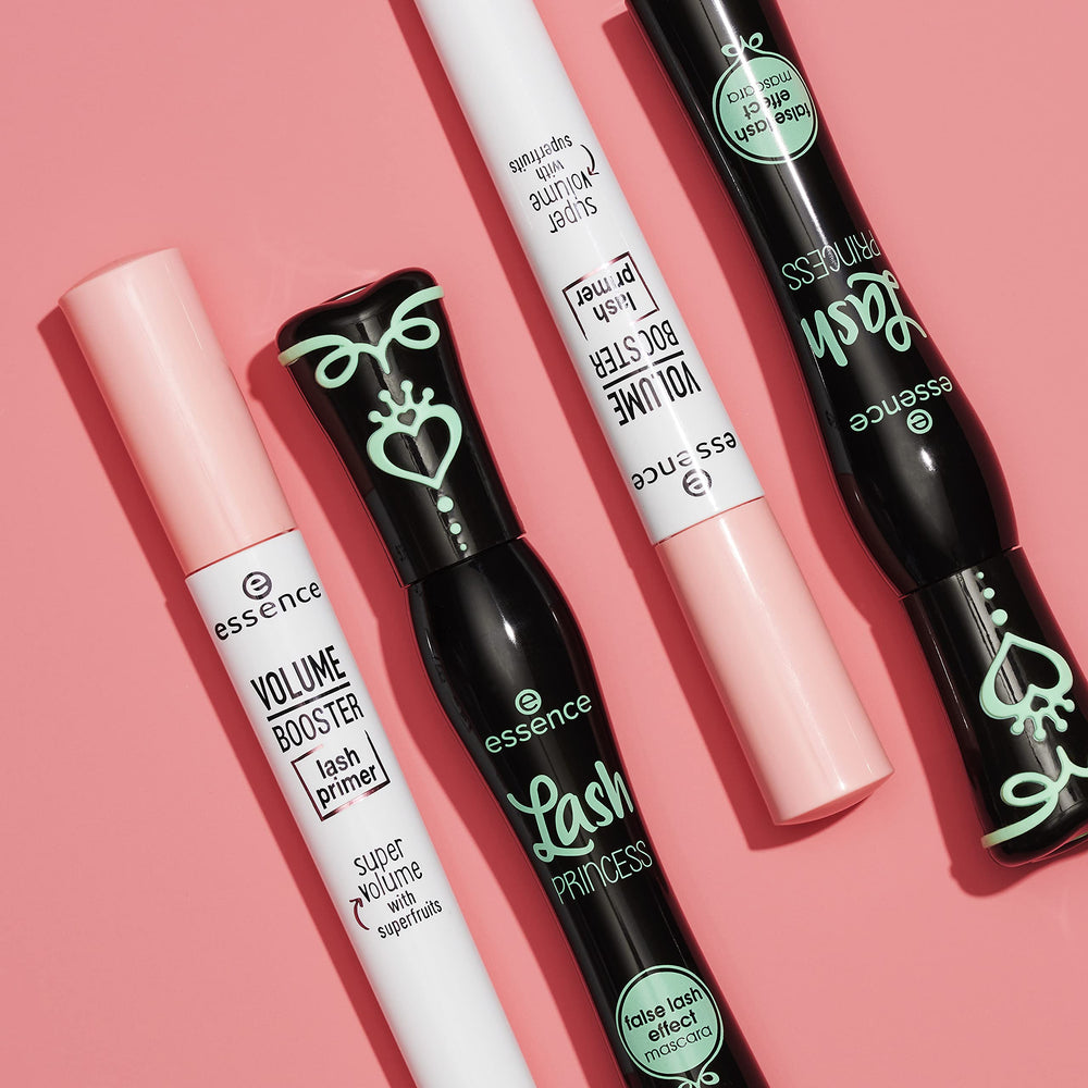 essence Lash-conditioning shield close-up illustrating moisturizing barrier around lashes.