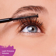 Essence Lash Princess Volume Mascara worn for long-lasting definition day to night.