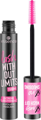 essence Lash Without Limits mascara bottle showing sleek design for everyday dramatic lashes.