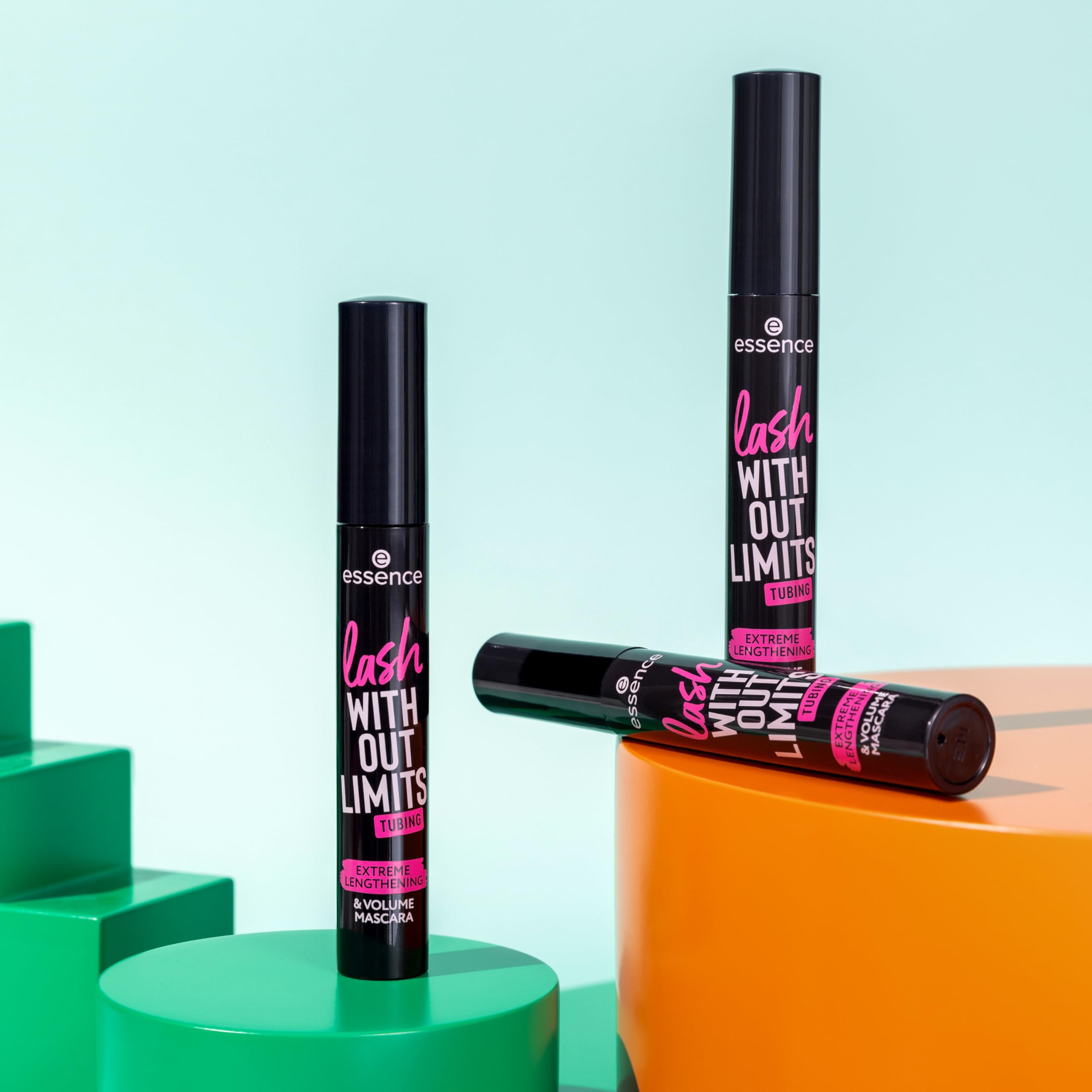 essence Lash Without Limits packaging box highlighting vegan and cruelty-free credentials.