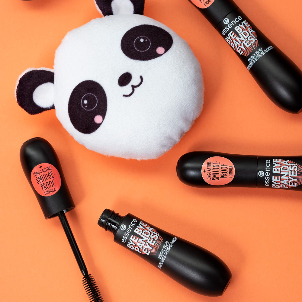 essence mascara bottle-tube-detail features sleek design.