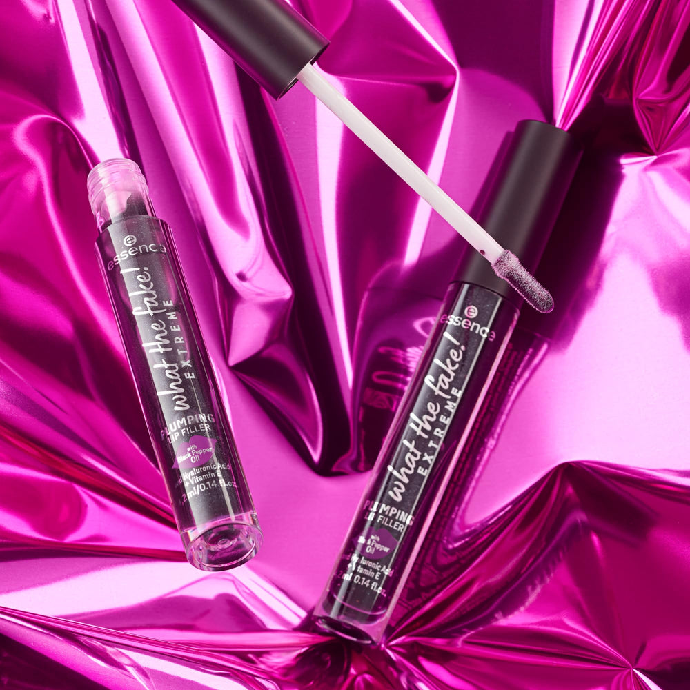 essence non-sticky lip gloss texture close-up