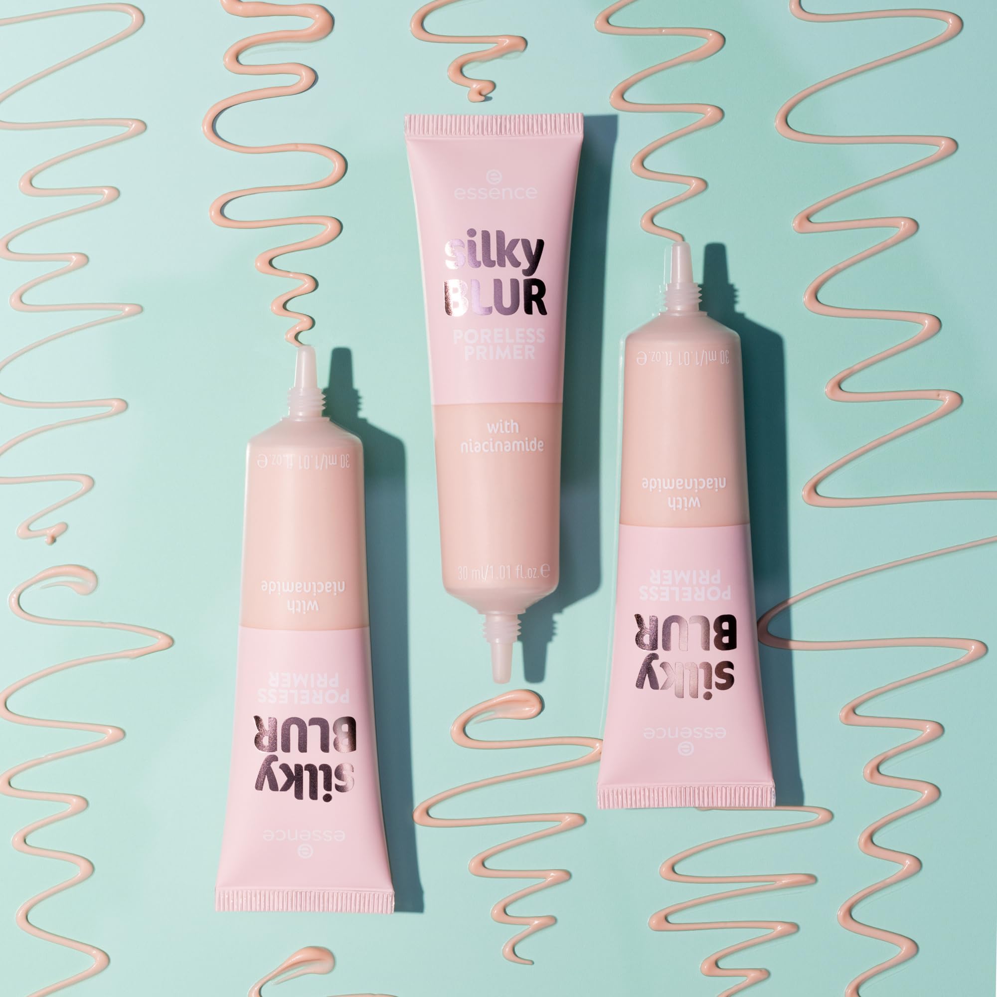 essence Silky Blur Primer vegan cruelty-free seal communicates ethics.