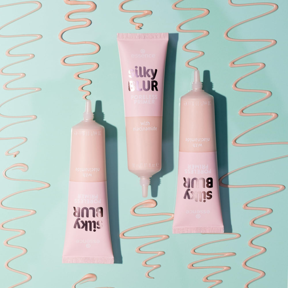 essence Silky Blur Primer vegan cruelty-free seal communicates ethics.
