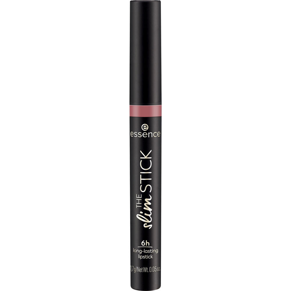 essence Slim Stick Lipstick delivers nourishing hydration and color longevity for all-day wear.