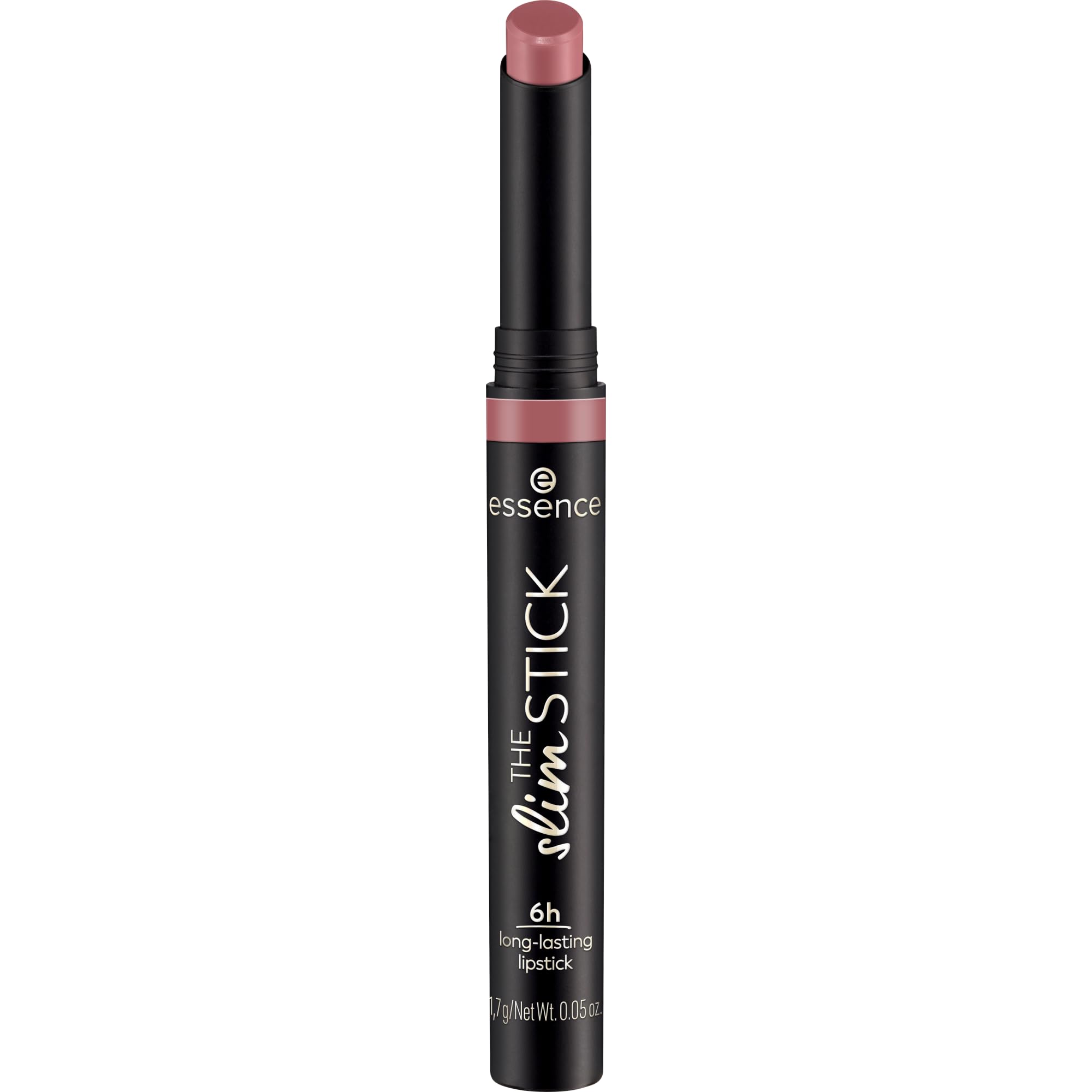 essence Slim Stick Lipstick with velvet matte finish for comfortable, long-lasting color.