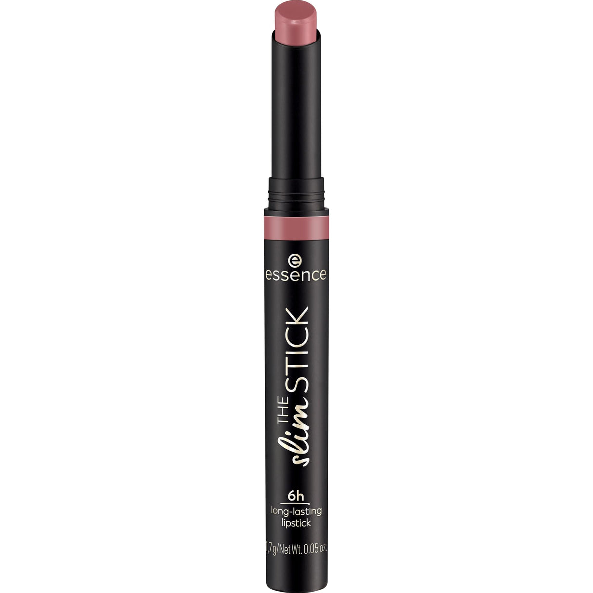 essence Slim Stick Lipstick with velvet matte finish for comfortable, long-lasting color.