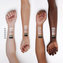 essence Soft Touch Eyeshadow 06 pitch black smoky finish for evening looks.