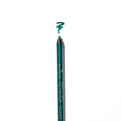 essence Stay & Play Emerald Dragon gel eyeliner pigment for bold, long-wear definition.