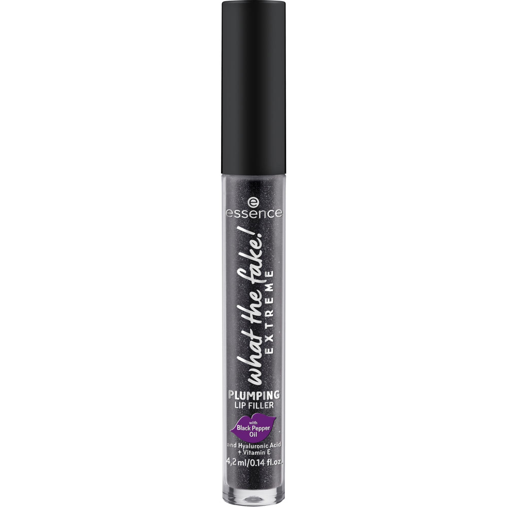 essence What the Fake! plumping lip filler bottle with pearly nude finish