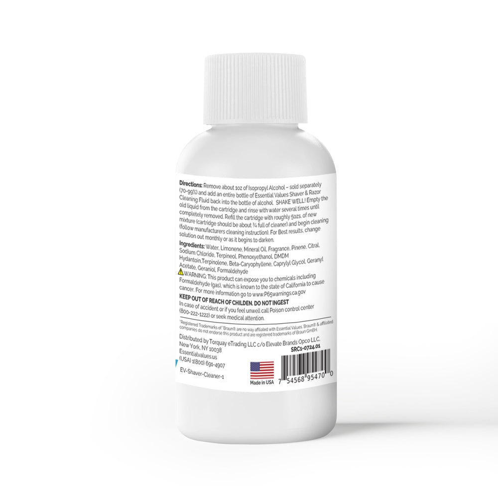 Essential Values made in USA label underscores quality ingredients for safe home care routines