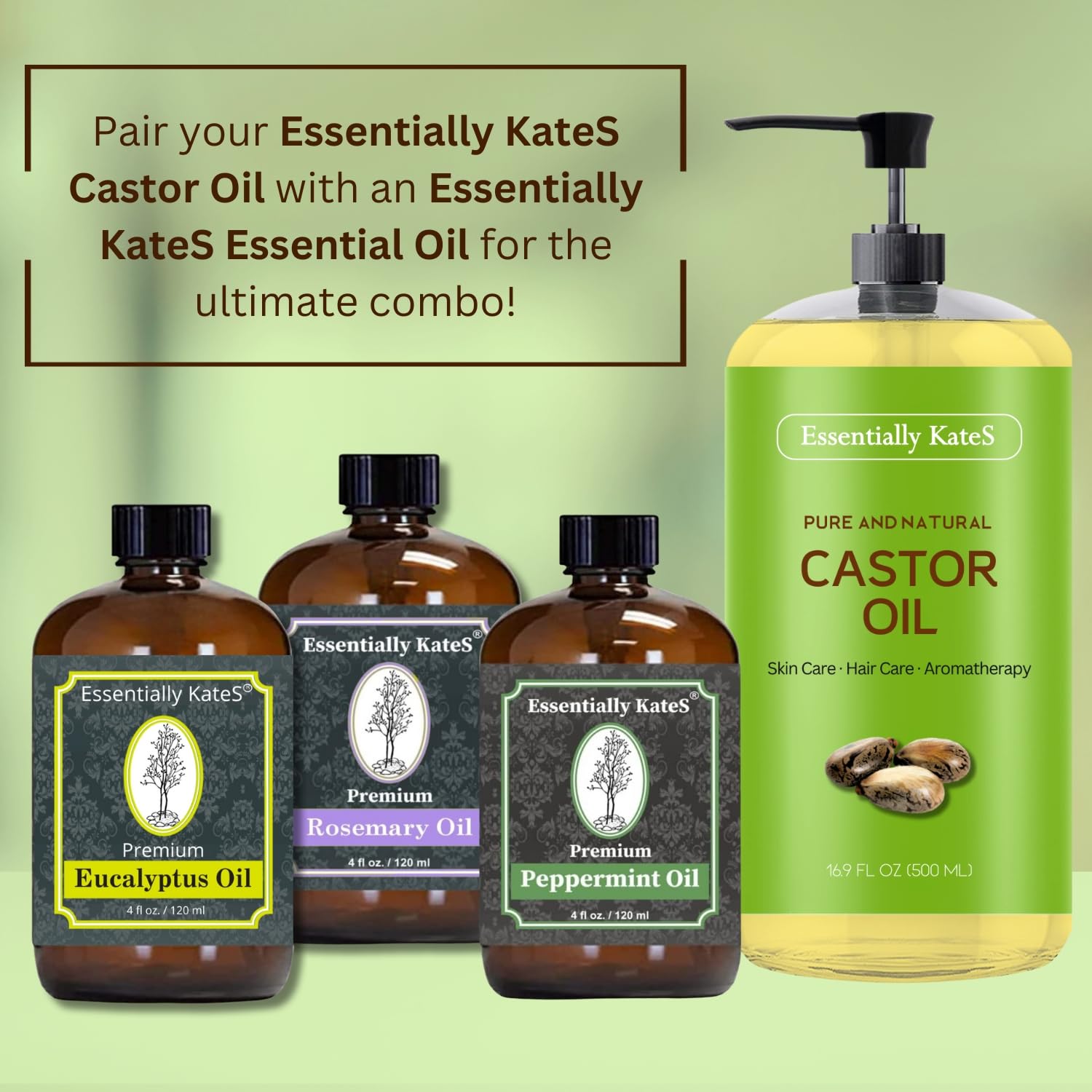 Lashes and brows care using Essentially KateS Castor Oil for conditioning.